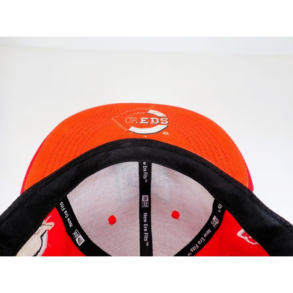 New Era 9FIFTY Cincinnati Reds Hat Ohio State Outline Snapback Red MLB - Picture 9 of 9